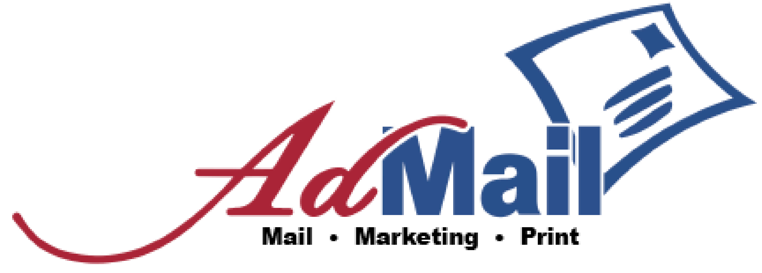Admail Logo - White Outline